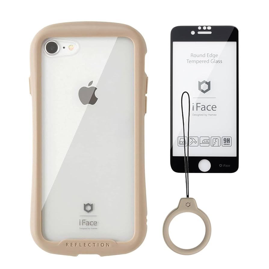 美品　iFaceケース　ガラスフィルム付き　iPhone SE 第3世代 Amazon.co.jp: iFace Reflection iPhone SE(第3世代/第2世代)/8